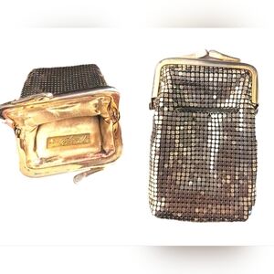 Vintage Whiting and Davis cigarette case silver mesh